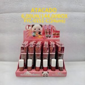 Batom Líquido Matte YoYo Maquiamor - YYC-0151-A - YYC-0151-B