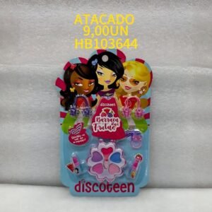 Kit de maquiagem infantil Discoteen Barraca das Frutas - HB103644