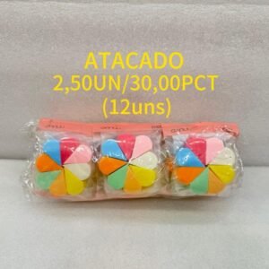 Esponja de maquiagem coloridas reutilizáveis