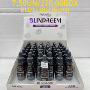 Blindagem Febella 3 em 1 box com 36 unidades maquiagem atacado