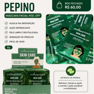 Máscara Facial Peel Off Pepino Yoyomaquiamor Skin Care 8g