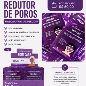 Máscara Facial Peel Off Redutor de Poros Yoyomaquiamor Skin Care 8g