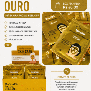 Máscara Facial Peel Off Ouro Yoyomaquiamor Skin Care 8g