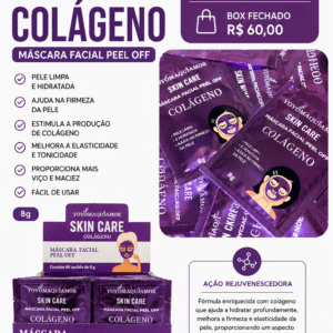 Máscara Facial Peel Off Colágeno Yoyomaquiamor Skin Care 8g