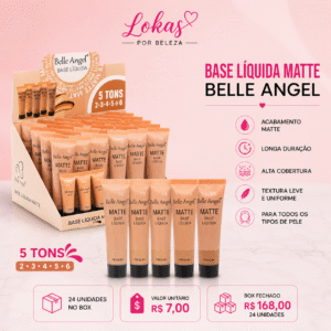 Base Líquida Matte Belle Angel 30ml
