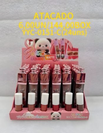 Batom Líquido Matte YoYo Maquiamor lokas por beleza makeup distribuidora de maquiagem bras sp brasil
