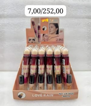 Corretivo 2 em 1 Lové Rain – LR5620 Lokas por Beleza Distribuidora de Maquiagem Bras SP
