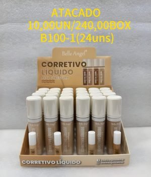 Corretivo Líquido Alta Cobertura Belle Angel - B1001 Lokas por Beleza Distribuidora de Maquiagem Brasil Bras SP