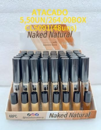 Corretivo Líquido Matte Naked Natural Febella – CL5091 Lokas por Beleza Makeup Distribuidora de maquiagem Bras SP Brasil