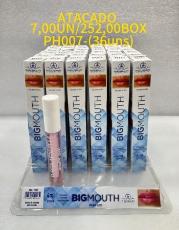 Gloss Volume Labial Big Mouth da Phallebeauty - PH007 lokas por beleza distribuidora makeup bras sao paulo brasil