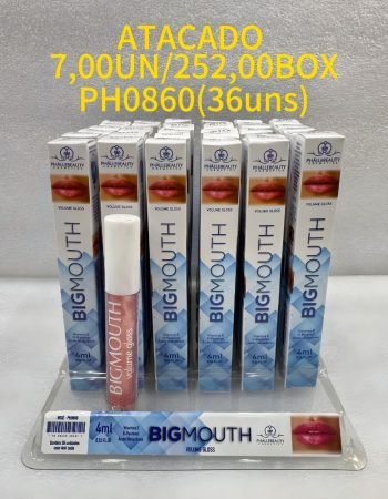 Gloss Volume Labial Big Mouth da Phallebeauty - PH0860 lokas por beleza distribuidora makeup bras sao paulo brasil