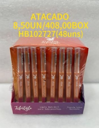 Lápis Retrátil Lifestyle PlayBoy - HB102727 lokas por beleza makeup distribuidora maquiagem bras sp brasl