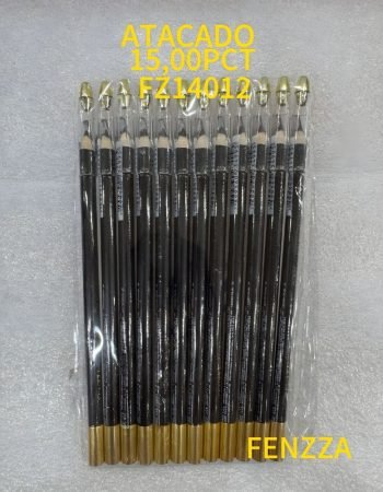 Lápis de Olho Marrom com Apontador Fenzza - FZ14012 Lokas por Beleza Distribuidora Makeup Brás SP Brasil