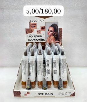 Lápis para Sobrancelha Lové Rain – LR4102 Lokas por Beleza Distribuidora Makeup Bras SP