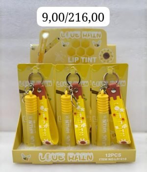 Lip Tint Love Rain – Com Chaveiro – LR1019 Lokas por Beleza Makeup Distribuidora de Maquiagem Bras SP Brasil