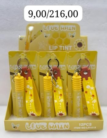 Lip Tint Love Rain – Com Chaveiro – LR1019 Lokas por Beleza Makeup Distribuidora de Maquiagem Bras SP Brasil