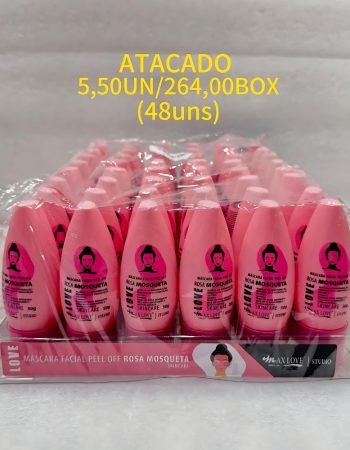 Máscara Facial Peel Off Rosa Mosqueta Max Love Lokas por Beleza Makeup Atacado de make bras sp brasil