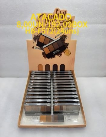 Sombra para Sobrancelha Ruby Rose - HB-F572 Lokas por Beleza Distribuidora de Maquaigem Bras SP